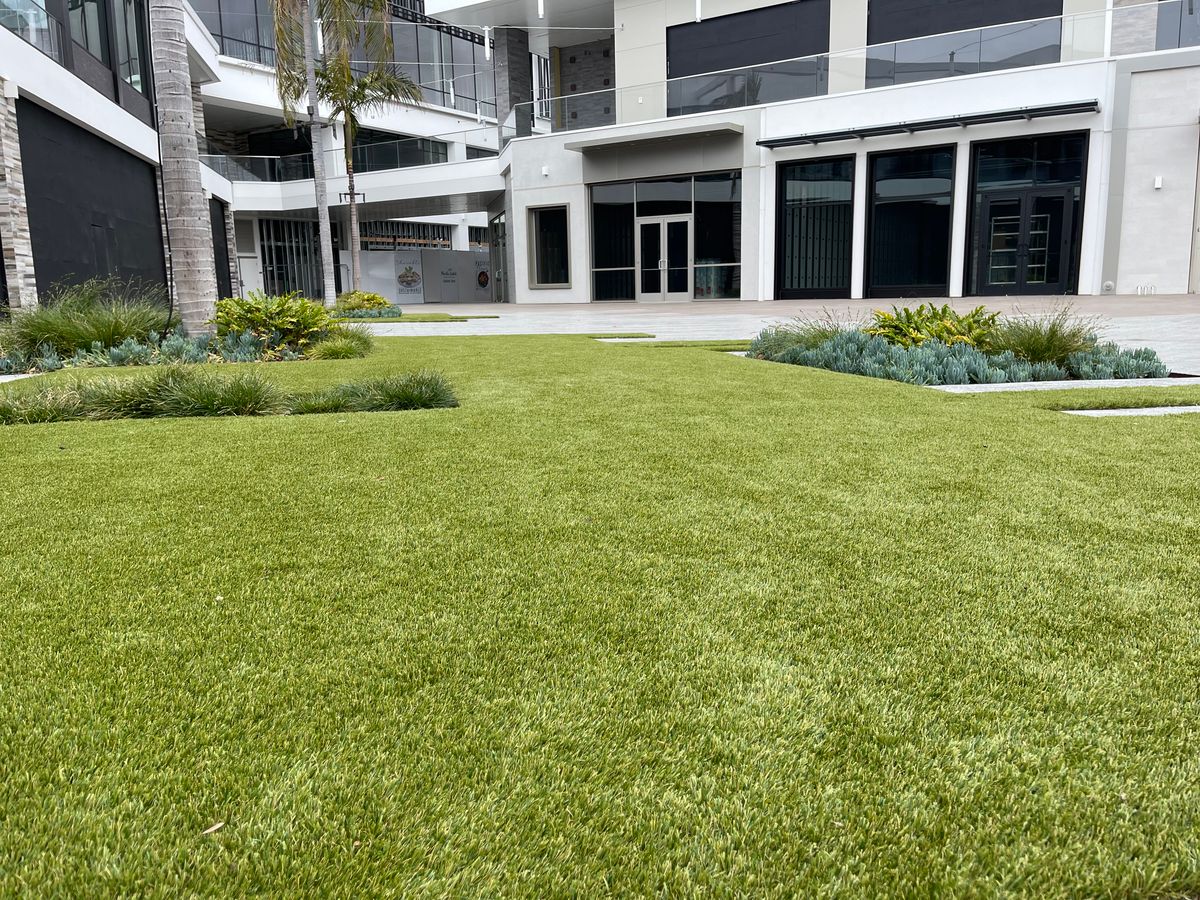 UTC Mall Synthetic Turf Install photo 3