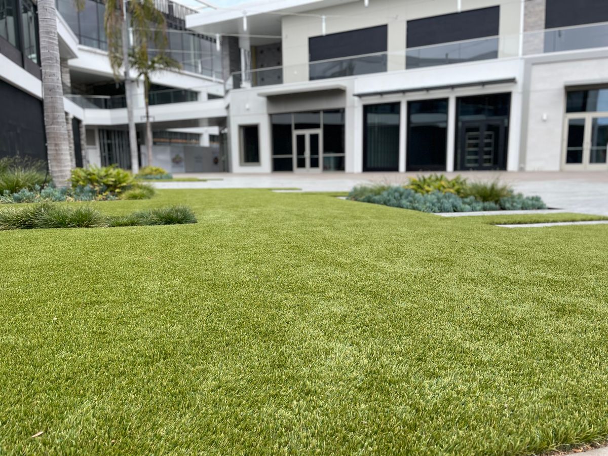 UTC Mall Synthetic Turf Install photo 4