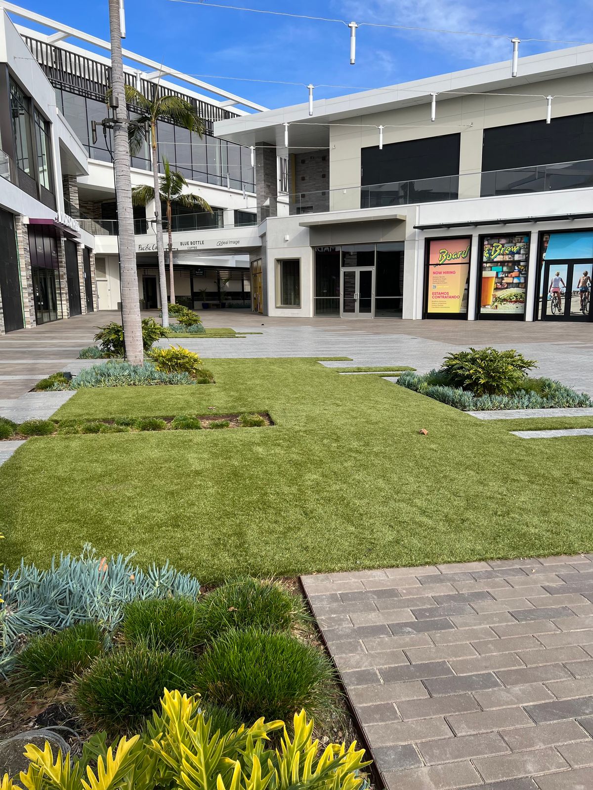 UTC Mall Synthetic Turf Install photo 6
