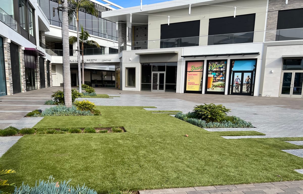UTC Mall Synthetic Turf Install photo 7