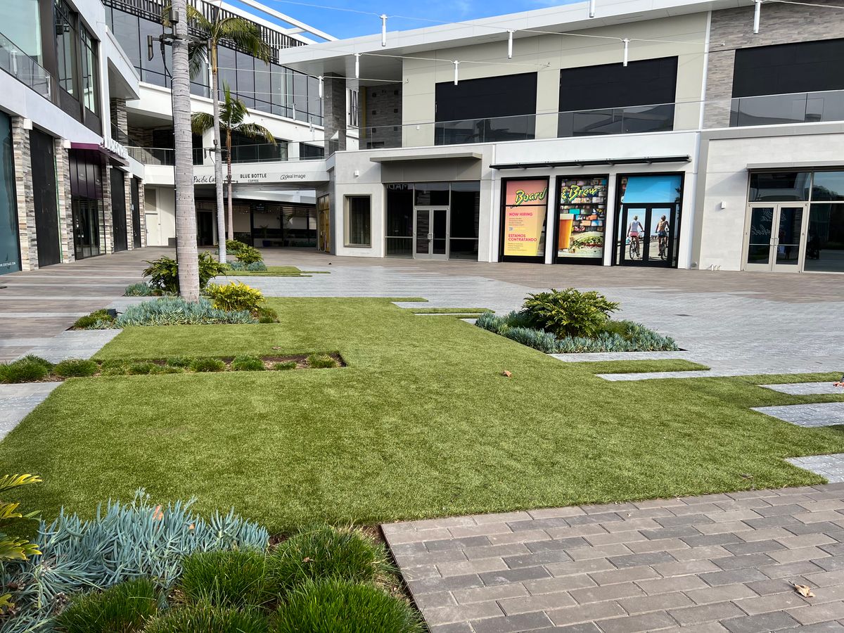 UTC Mall Synthetic Turf Install photo 8