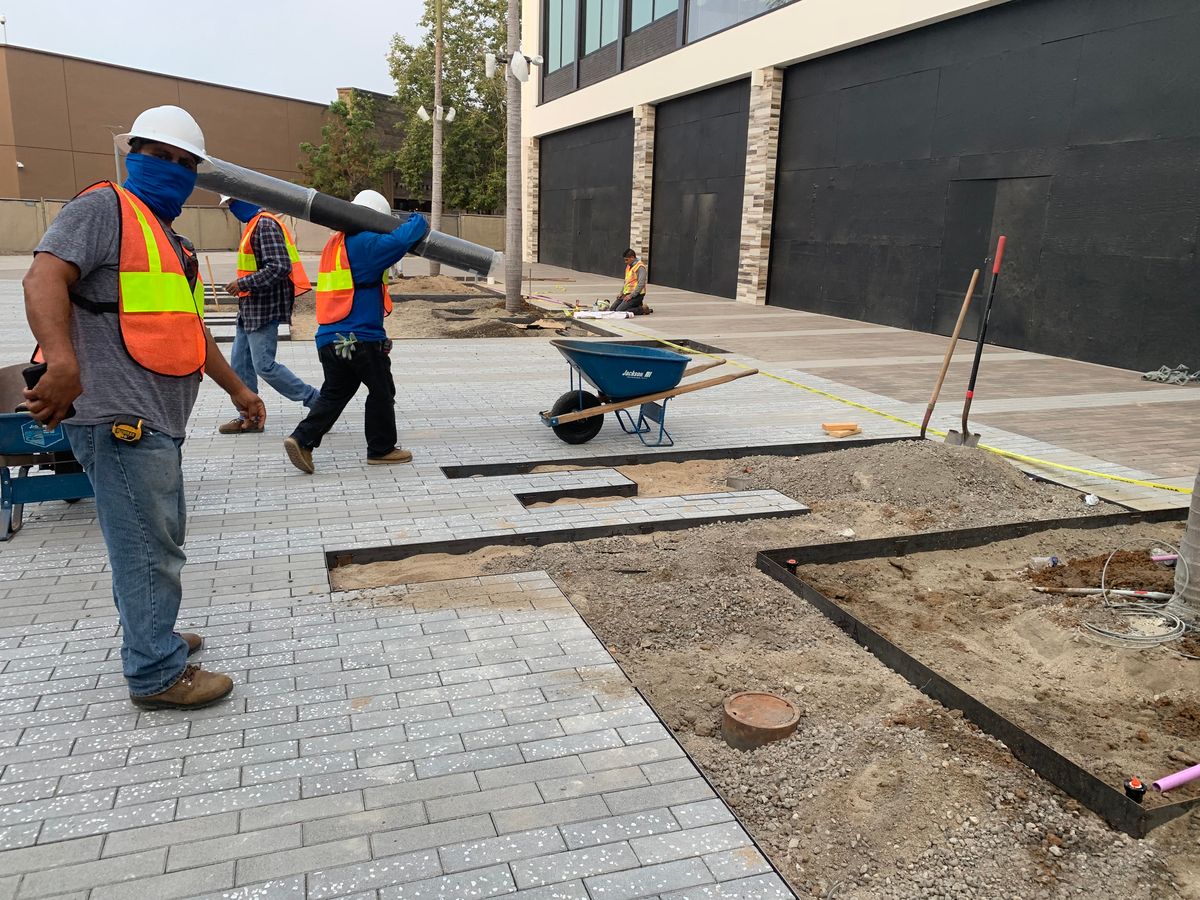 UTC Mall Synthetic Turf Install photo 10