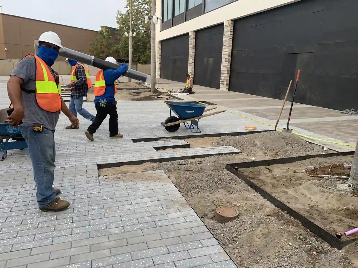 UTC Mall Synthetic Turf Install photo 15