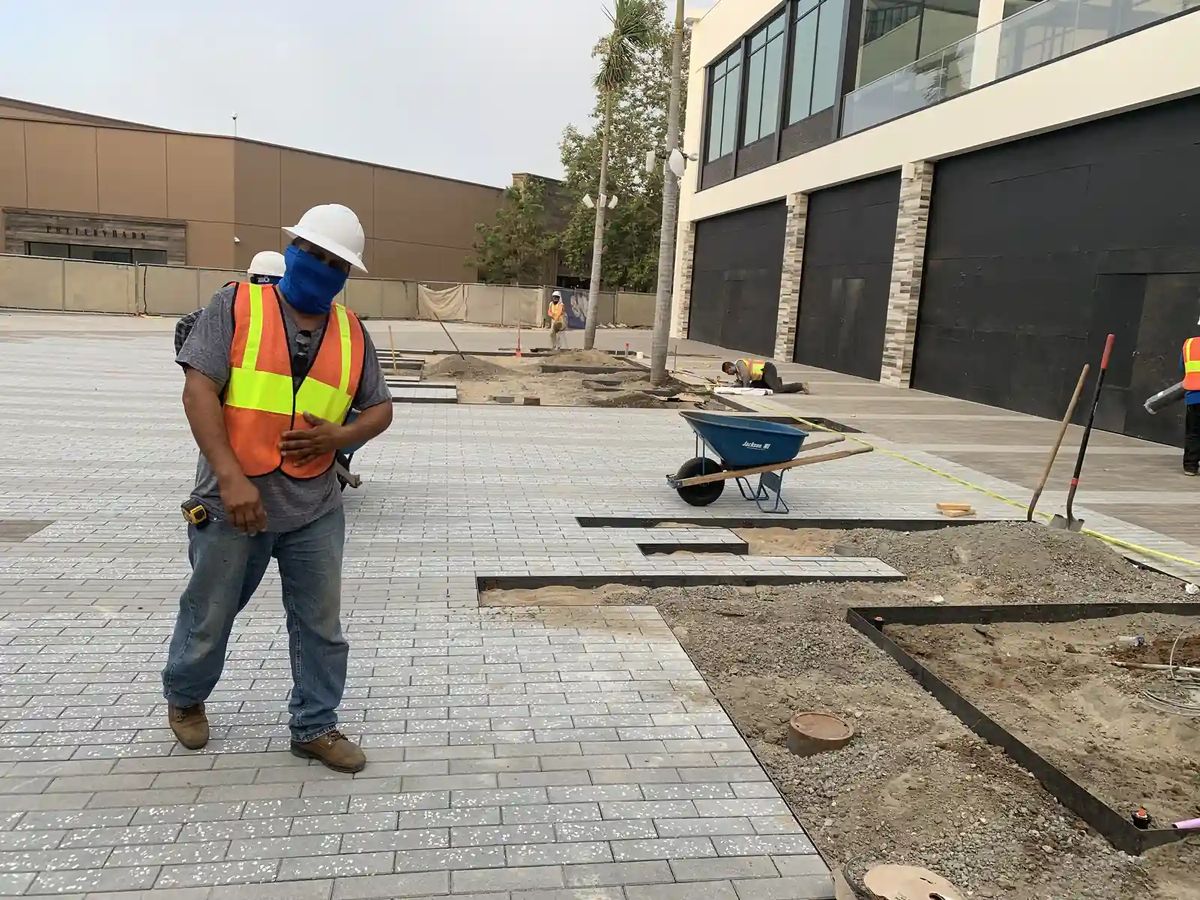 UTC Mall Synthetic Turf Install photo 16